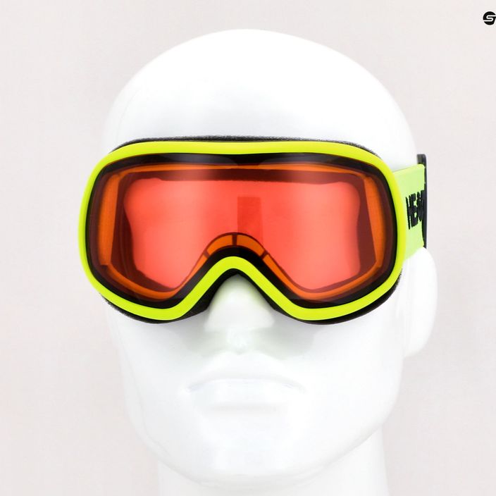 HEAD Ninja raudoni/gelsvi vaikiški slidinėjimo akiniai 395420 9
