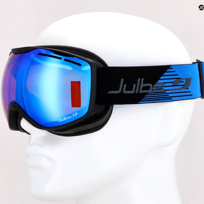 Julbo Ison XCL juodai mėlyni/oranžiniai/blyksniai mėlyni slidinėjimo akiniai J75012140 11