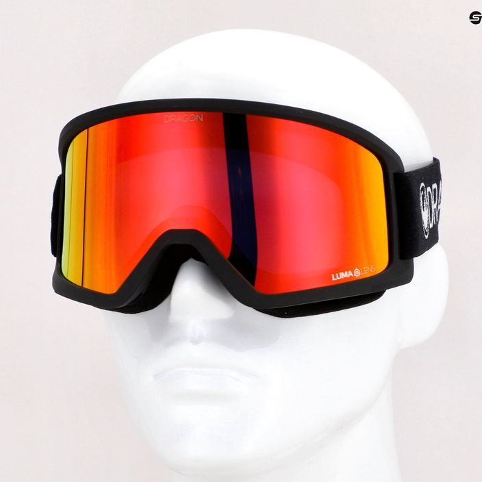 DRAGON DX3 OTG black/lumalens red ion slidinėjimo akiniai 11