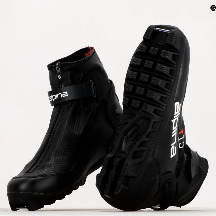 Vyriški bėgimo slidėmis batai Alpina T 15 black/red 17