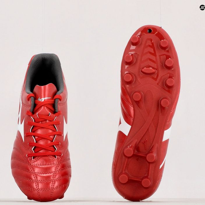 Vaikiški futbolo batai Mizuno Monarcida II Sel MD raudoni P1GB222560 18