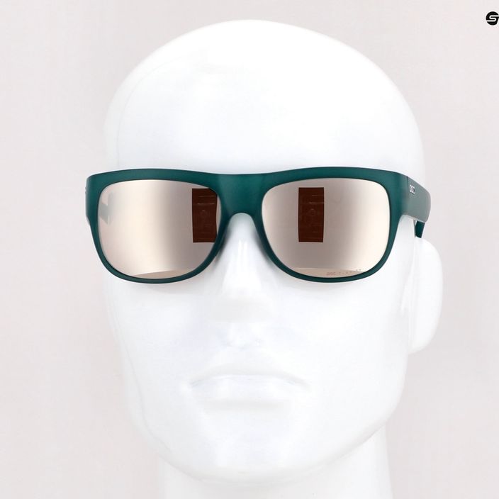 POC Want moldanite žaliai/rudai/sidabriniai veidrodiniai akiniai nuo saulės 9