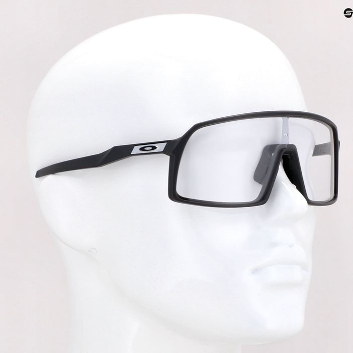 Oakley Sutro matiniai anglies/skaidrūs iki juodos spalvos fotochrominiai dviračių akiniai 0OO9406 11