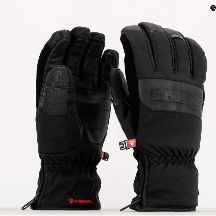 Vyriškos slidinėjimo pirštinės KinetiXxx Blake Ski Alpin Gloves Black GTX 7019-260-01 7