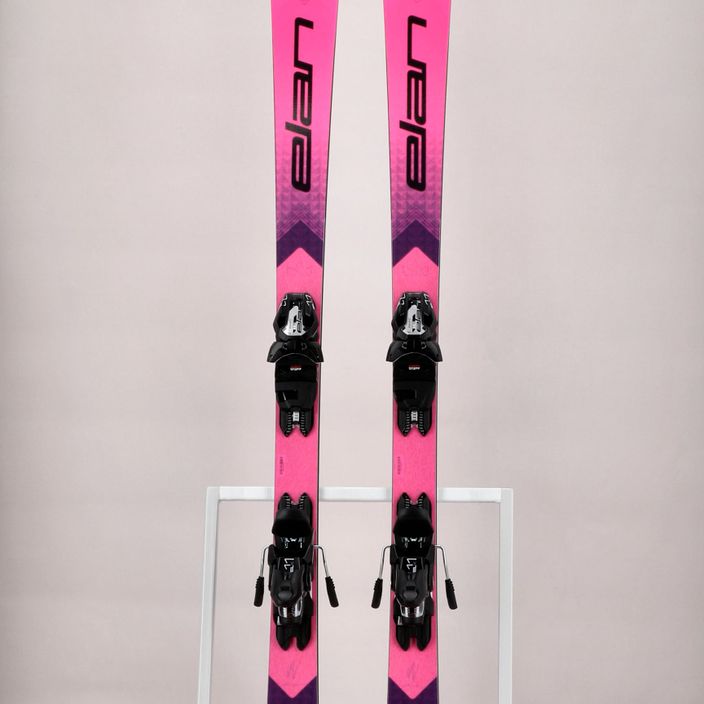 Moteriškos kalnų slidinėjimo slidės Elan Ace Speed Magic PS + ELX 11 rožinės ACAHRJ21 14