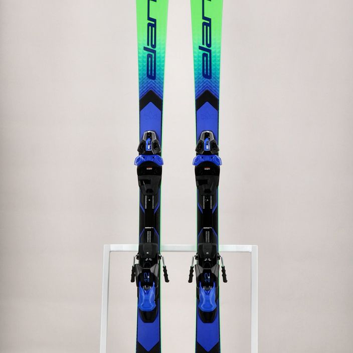 Elan Ace SCX Fusion + EMX 12 kalnų slidės žalia-mėlyna AAJHRC21 14