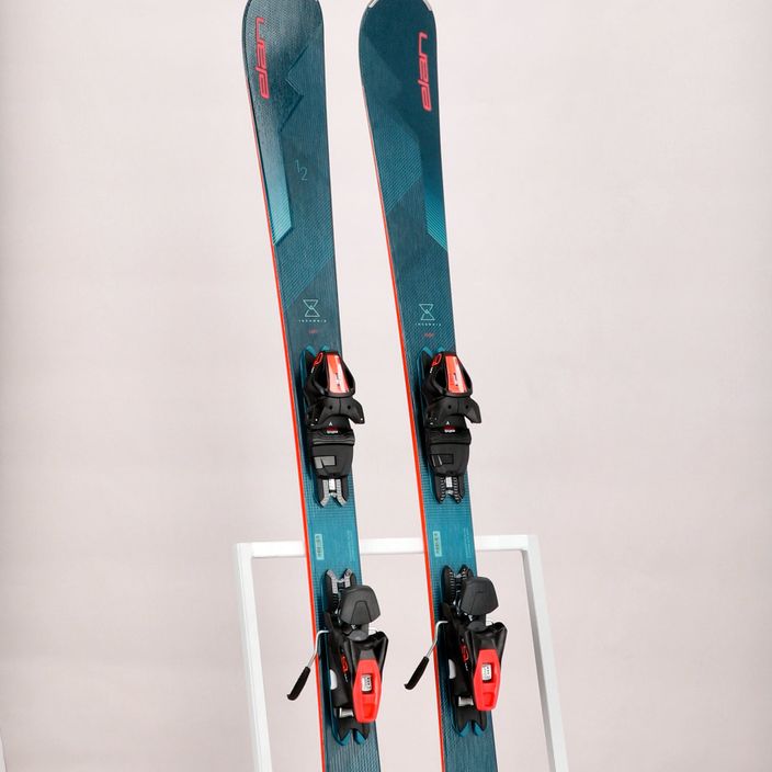 Moteriškos kalnų slidinėjimo slidės Elan Insomnia 12 C PS + ELW 9 blue ACEHPV21 14