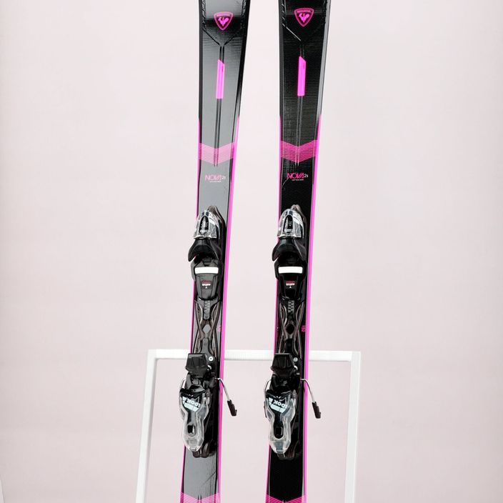 Moteriškos kalnų slidės Rossignol Nova 2S + Xpress W 10 GW black/pink 12
