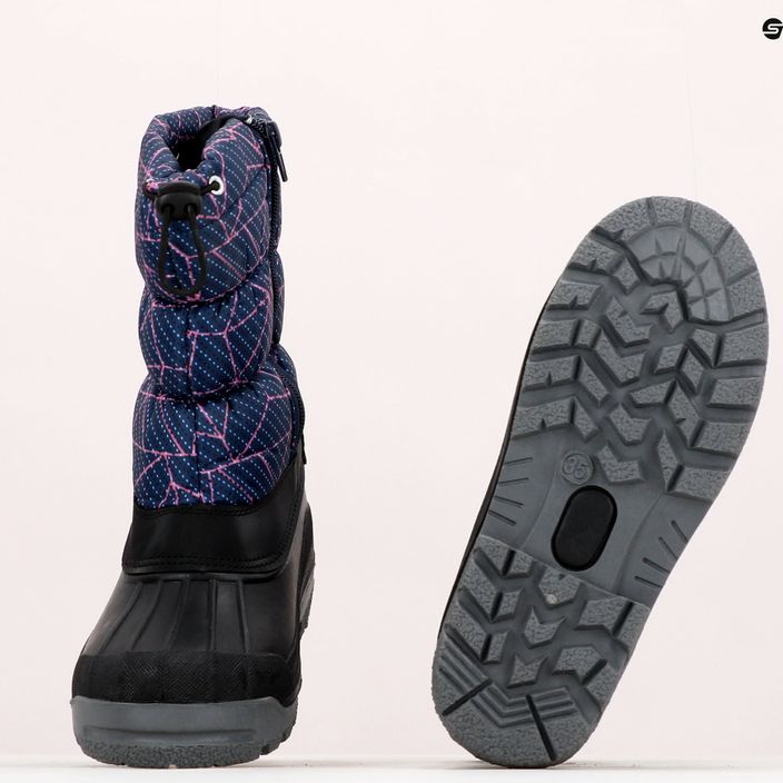 CMP Sneewy tamsiai mėlynos ir rožinės spalvos jaunimo sniego batai 3Q71294J 13
