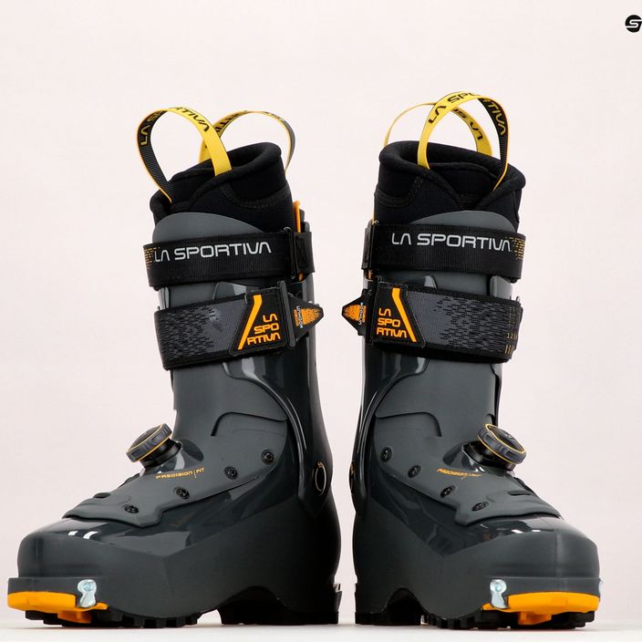 Vyriški La Sportiva Solar II parašiutininko batai pilkai geltoni 89G900100 17