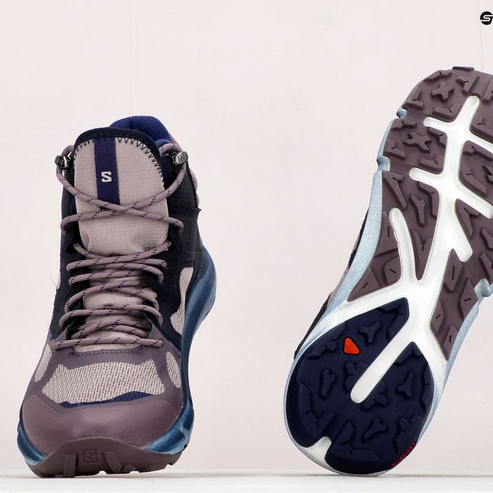 Salomon Predict Hike Mid GTX moteriški žygio batai violetinės spalvos L41737000 21