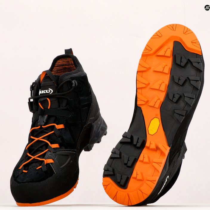AKU Rock DFS Mid GTX black/orange vyriški sportiniai bateliai 14