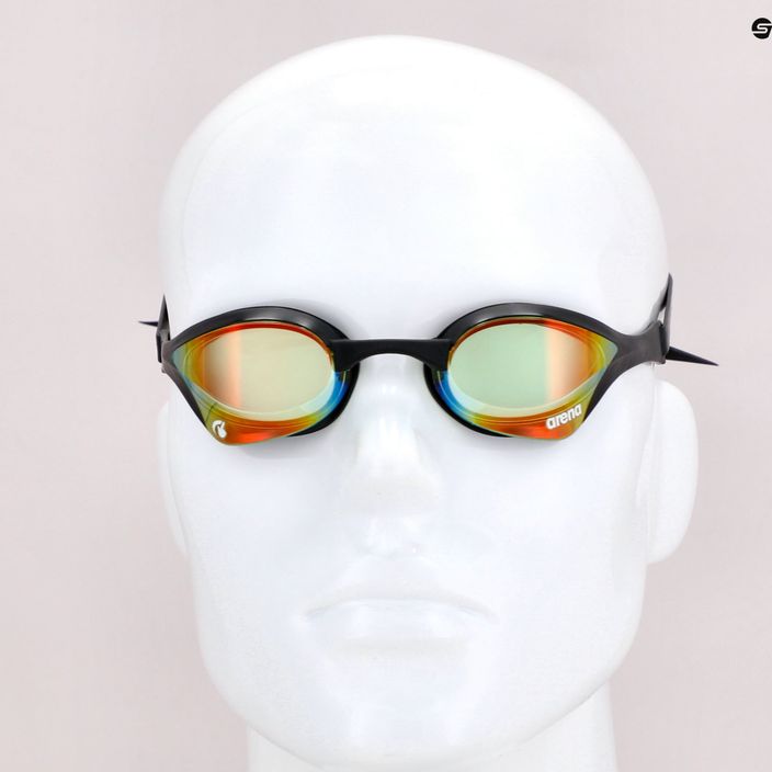 Arena plaukimo akiniai Cobra Ultra Swipe Mrirror geltoni variniai/juodi 8
