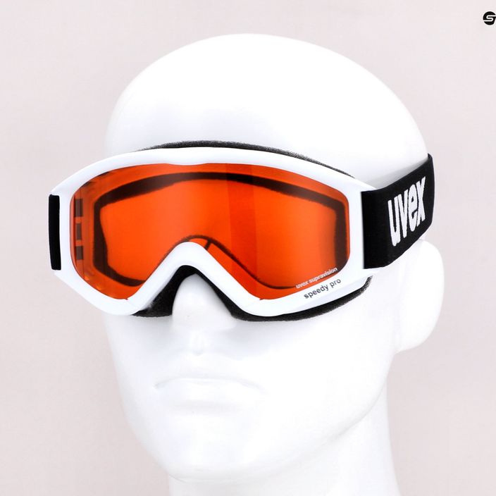 UVEX vaikiški slidinėjimo akiniai Speedy Pro white/lasergold 55/3/819/11 7
