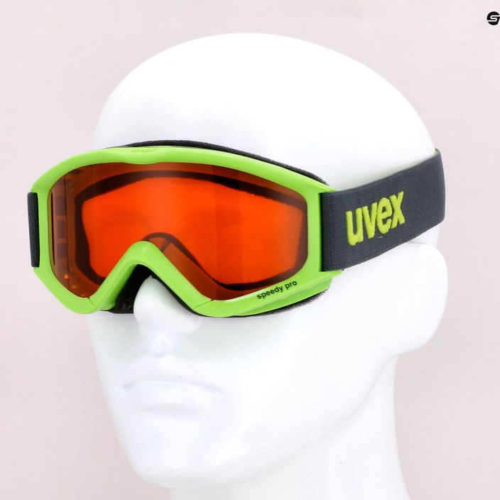 UVEX vaikiški slidinėjimo akiniai Speedy Pro lightgreen 55/3/819/70 7