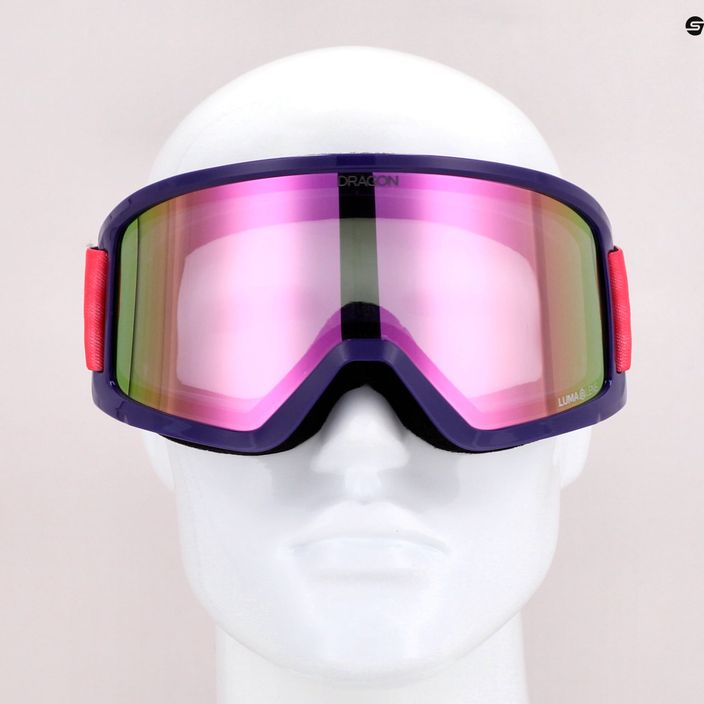 DRAGON DX3 OTG slidinėjimo akiniai fade lite/lumalens pink ion 7