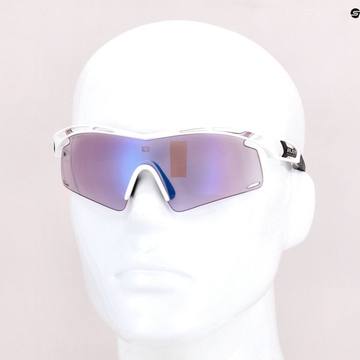 Rudy Project Tralyx+ balti blizgūs/impactx fotochrominiai 2 lazeriniai violetiniai dviračių akiniai SP7675690000 12