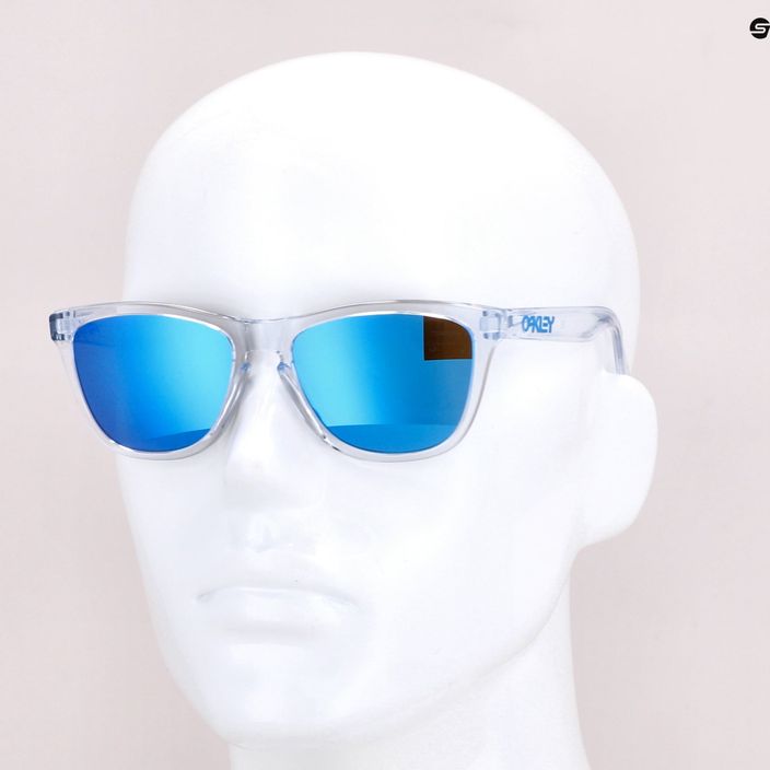 Oakley Frogskins krištolo skaidrumo/prizminio safyro akiniai nuo saulės 0OO9013 7