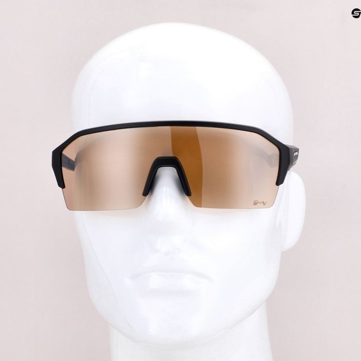Dviračio akiniai Alpina Ram Hr Q-Lite V juodas matinis/sidabrinis veidrodis 7