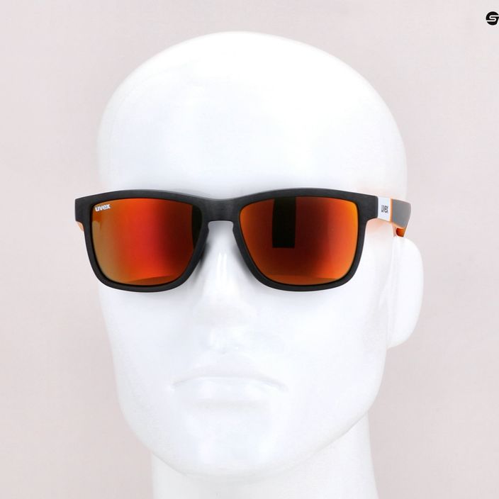 UVEX akiniai nuo saulės Lgl 39 pilka matinė oranžinė/mirror orange 53/2/012/5616 6