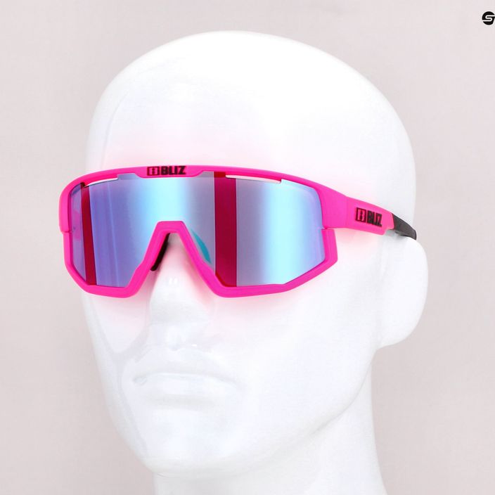 Bliz Fusion Nano Optics Nordic Light rožiniai/raudoni/violetiniai mėlyni kelių dviračių akiniai 7