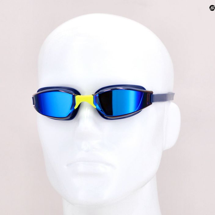 Aquasphere Xceed 2022 tamsiai mėlyni / tamsiai mėlyni / veidrodiniai mėlyni plaukimo akiniai 11