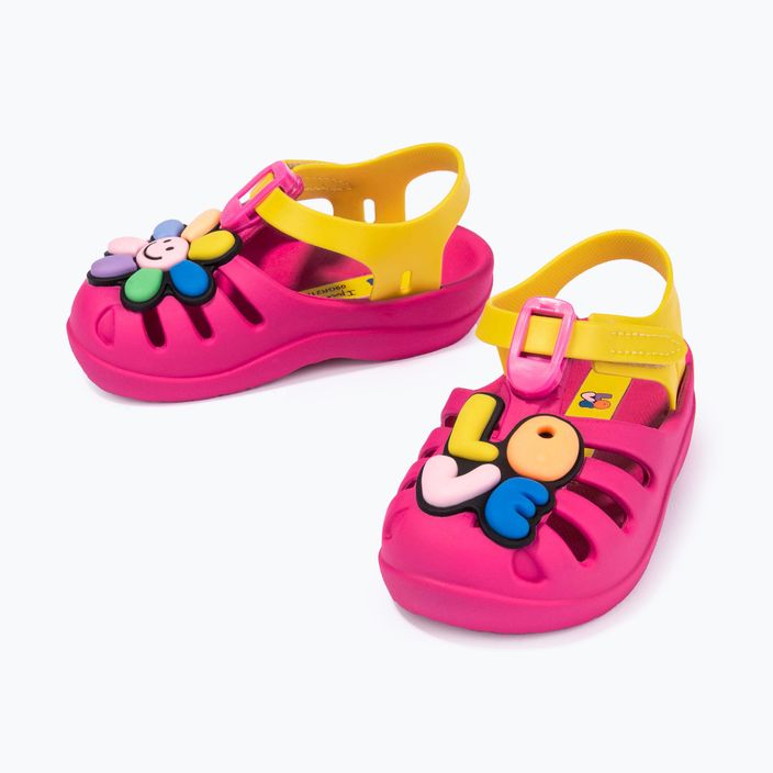 "Ipanema Summer IX" rožiniai/gelsvi vaikiški sandalai 10