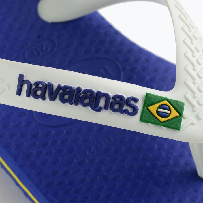 "Havaianas Baby Brasil Logo II" vaikiški sandalai jūrinės mėlynos spalvos 4