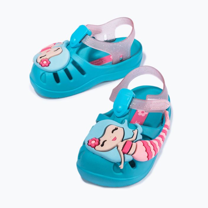 "Ipanema Summer VIII" mėlynos/rožinės spalvos vaikiški sandalai 10