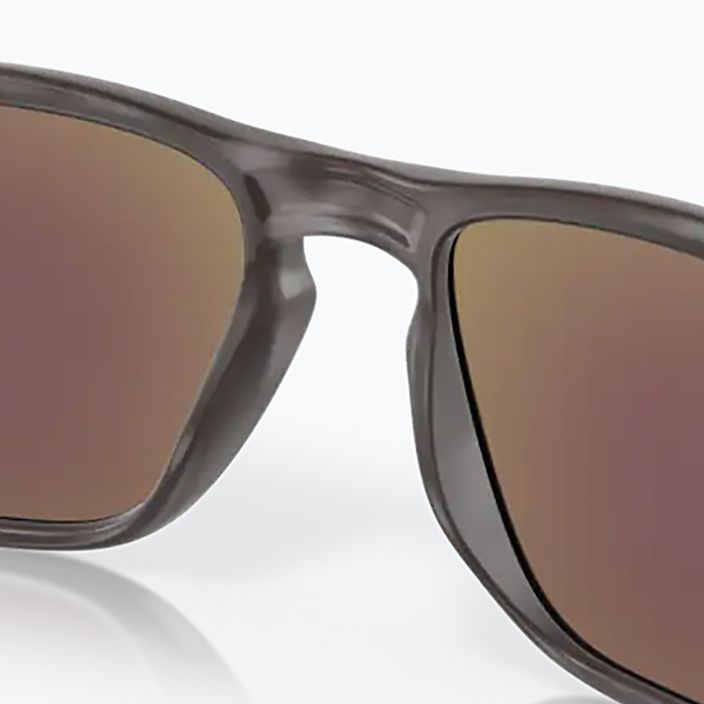 "Oakley Sylas" matinės juodos/prizm safyro spalvos poliarizuoti akiniai nuo saulės 12