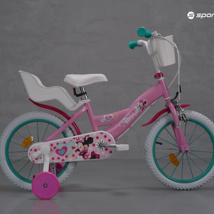 Huffy Minnie vaikiškas 16" rožinis dviratis 21891W 14