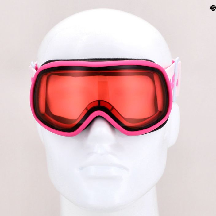 HEAD Ninja raudoni/rožiniai vaikiški slidinėjimo akiniai 395430 9