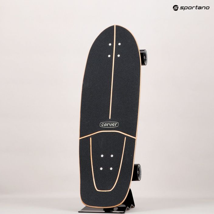 Surfskate riedlentė Carver CX Raw 31,25" Super Slab 2021 Complete black/yellow C1012011099 9