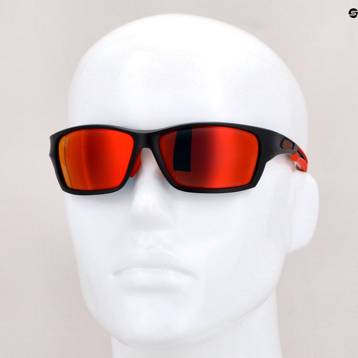 UVEX Sportstyle 232 P juodi matiniai raudoni/poliariniai veidrodiniai raudoni dviratininkų akiniai S5330022330 11