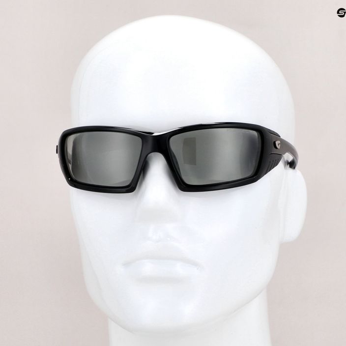 GOG Breeze juodi / sidabriniai veidrodiniai akiniai nuo saulės E450-1P 7