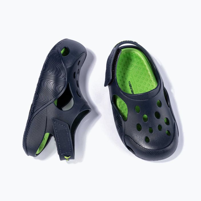 RIDER Comfy Baby mėlynos/žalios spalvos sandalai 10