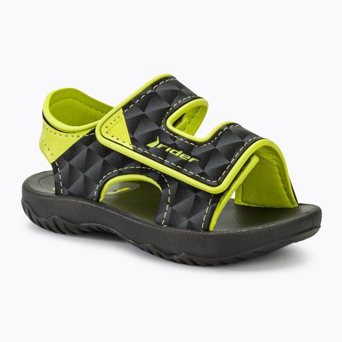 Vaikiški sandalai RIDER Basic Sandal V Baby black/neon yellow