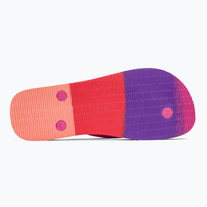 Šlepetės per pirštą Havaianas Top Logomania Colors II pink flux 4