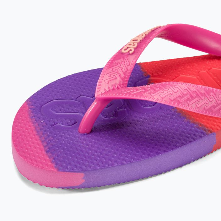 Šlepetės per pirštą Havaianas Top Logomania Colors II pink flux 7