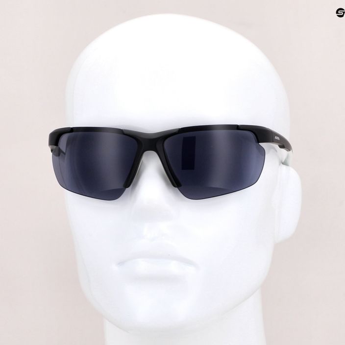 Dviračio akiniai Alpina Defey HR juodi matiniai/balti/juodi 7