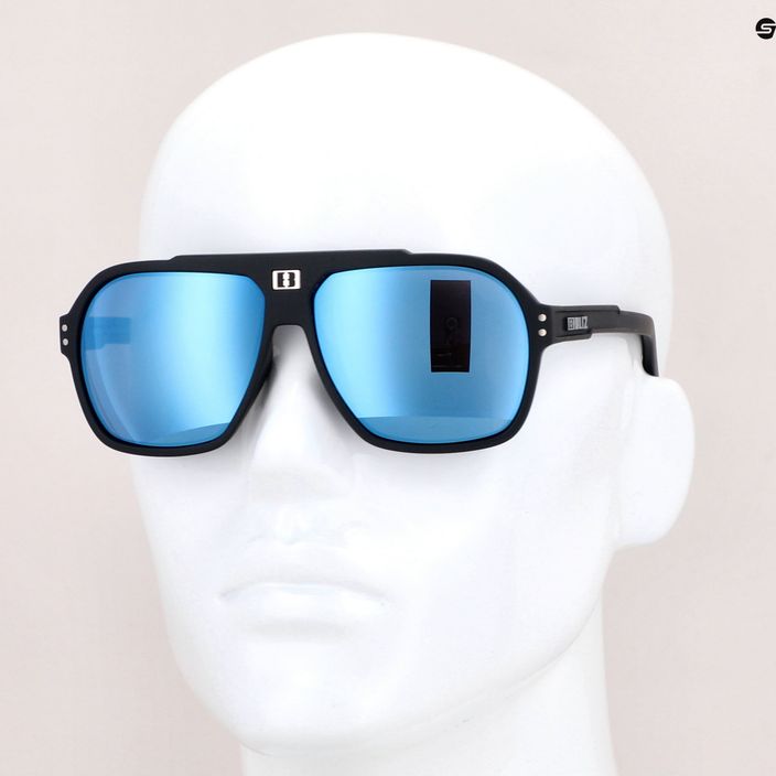 Bliz Targa juodi/dūminiai mėlyni kelių dviračių akiniai 11