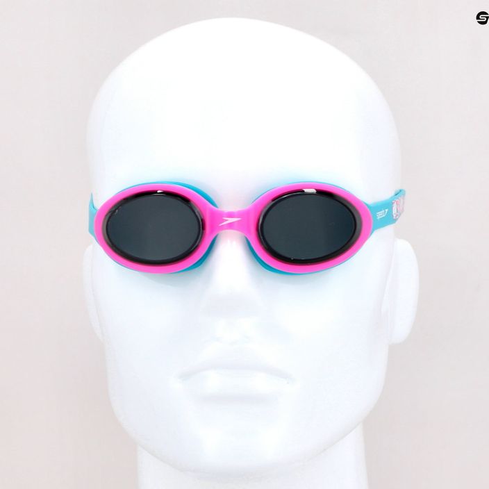 Speedo Illusion 3D vaikiški plaukimo akiniai bali blue/vegas pink/nautilus hologram 68-11597C621 8