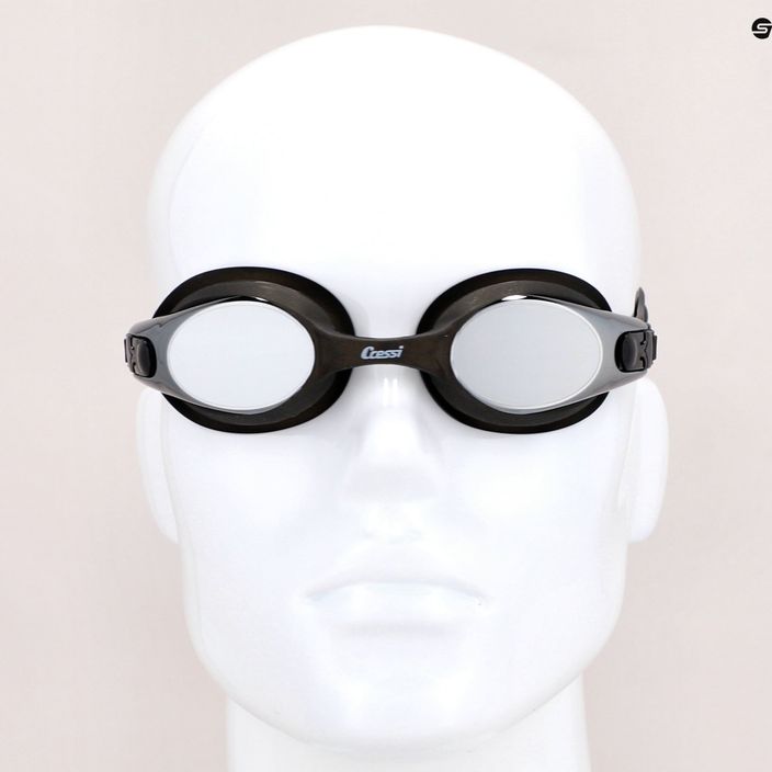 Cressi Velocity juodi veidrodiniai plaukimo akiniai XDE206555 7