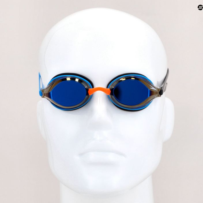 Speedo Vengeance Mirror baseino mėlyni/juodi/safyro mėlyni plaukimo akiniai 68-11324G790 8
