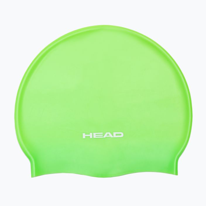 HEAD Silikoninė plokščia LM vaikiška plaukimo kepuraitė žalia 455006