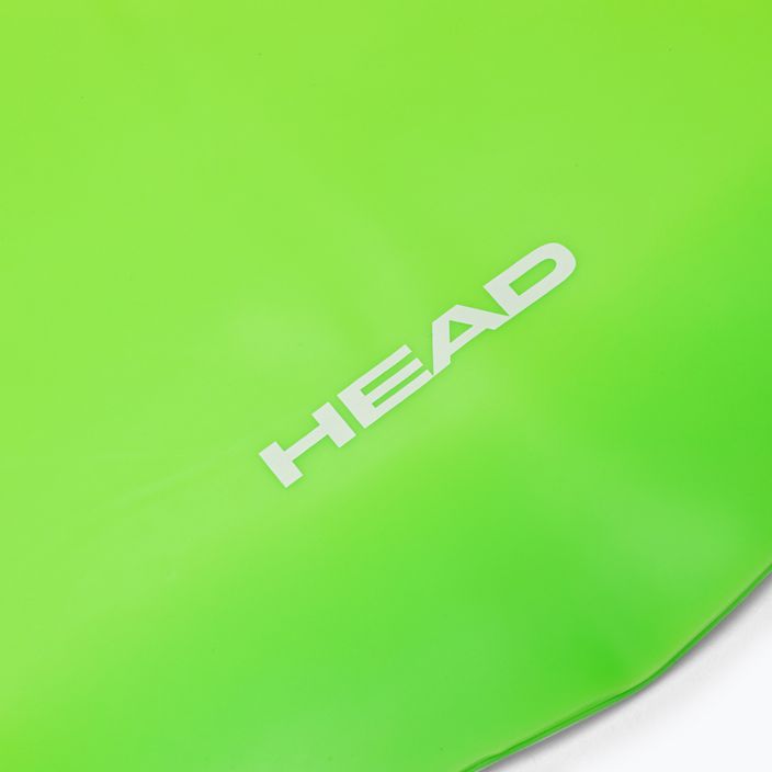 HEAD Silikoninė plokščia LM vaikiška plaukimo kepuraitė žalia 455006 2