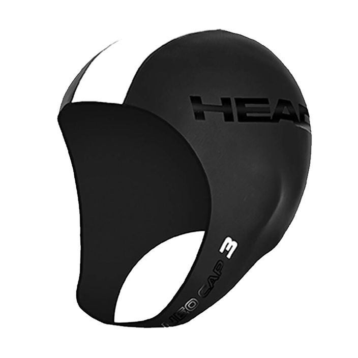 HEAD Neo 3 juoda/balta plaukimo kepuraitė 2