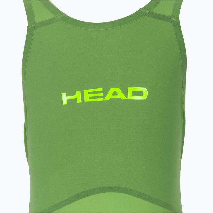 Moteriški maudymosi kostiumėliai HEAD Liquidfire Knee Wiz Open Back OL green 452483 4