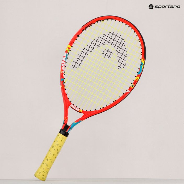 HEAD Novak 21 vaikiška teniso raketė raudona/geltona 233520 8