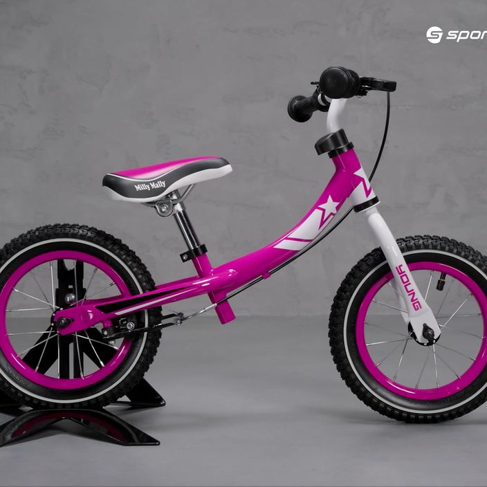 Milly Mally Young krosinis dviratis rožinės spalvos 391 12